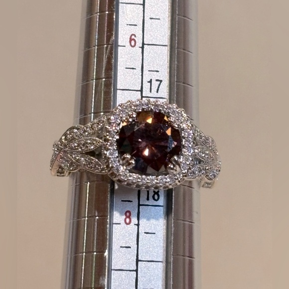 ring bomb party Jewelry - Ring bomb party size 7 silver toned ring with faux purple stone. Beautiful